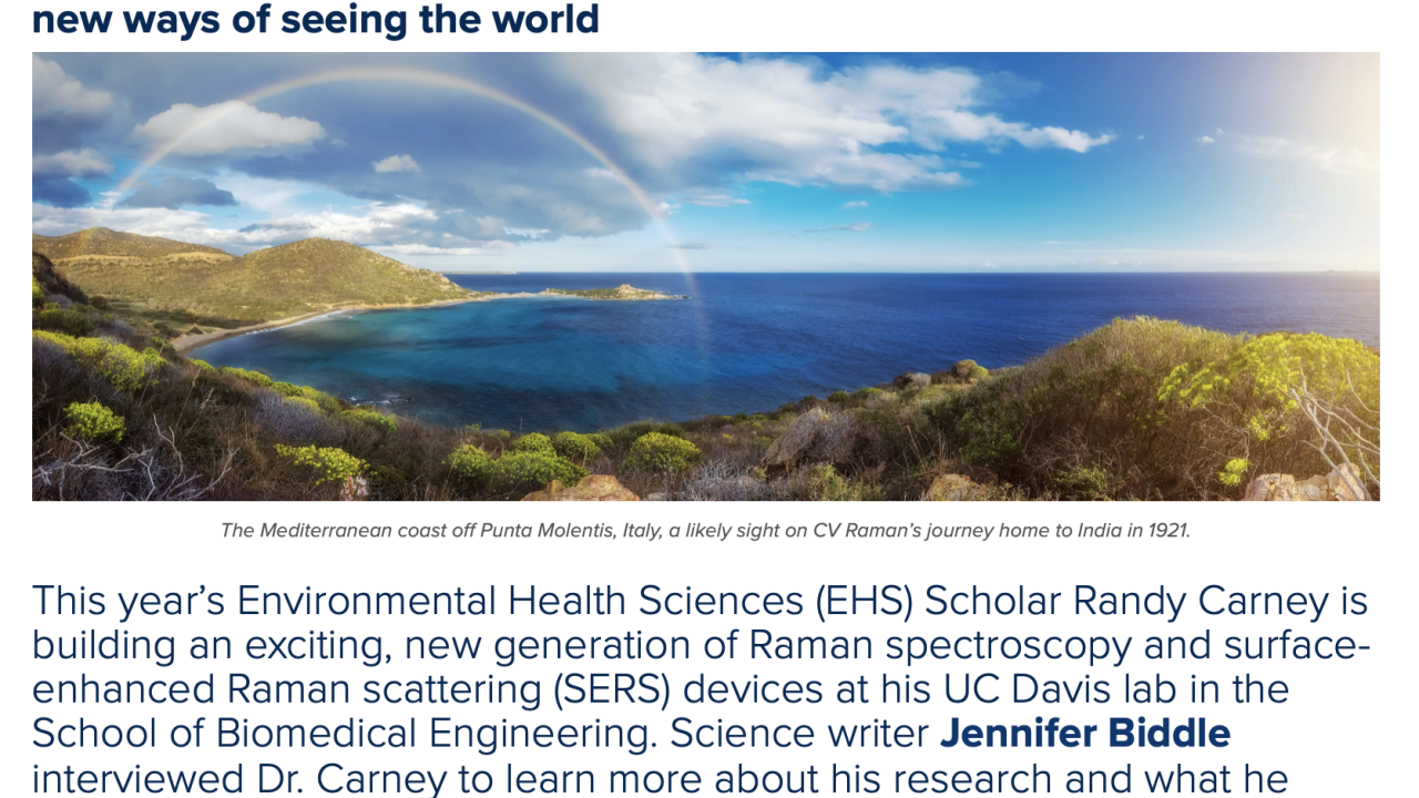 Follow the link below to read an interview by Jennifer Biddle EHS screenshot